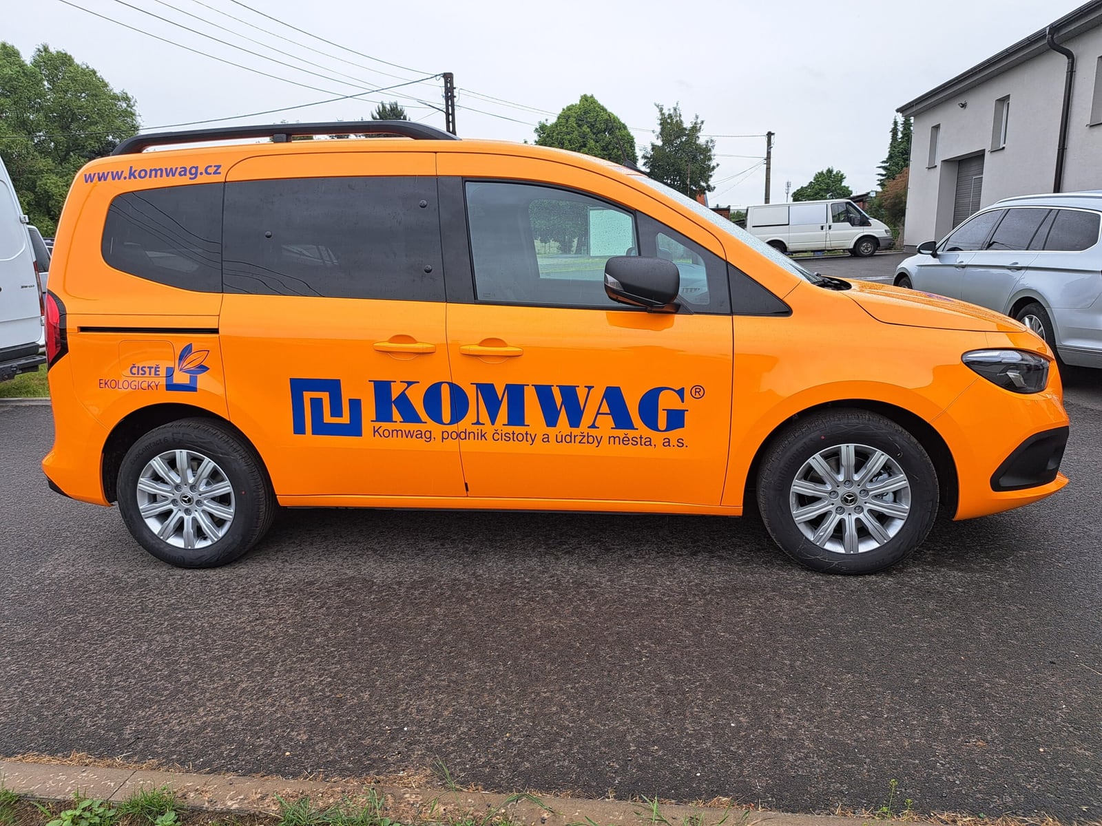 Komwag, reklamní polep užitkového vozu (2)